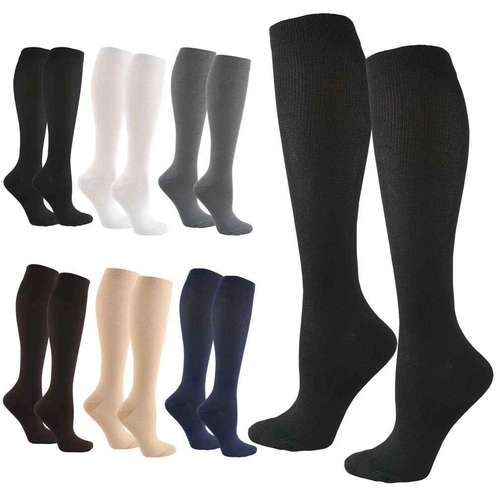 Chaussettes de Compression Respirantes – Confort & Récupération
